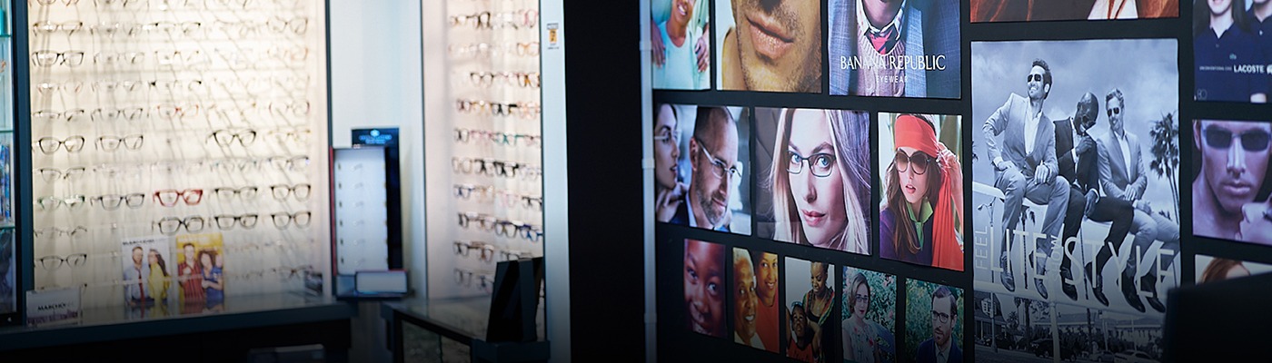 Optical shop at NECO Center for Eye Care - Roslindale