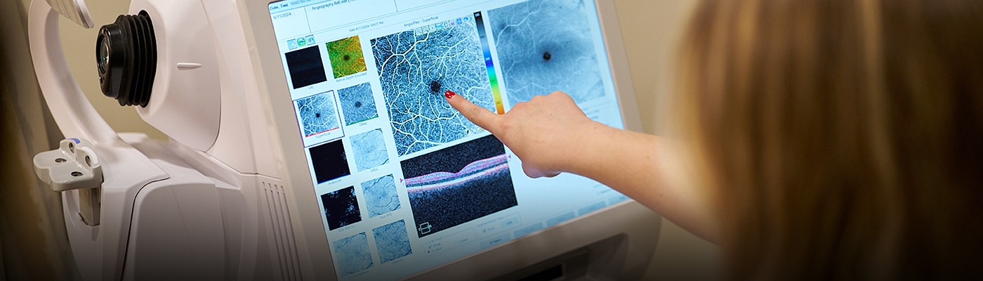 NECO students at work in the clinic at NECO Center for Eye Care - Commonwealth