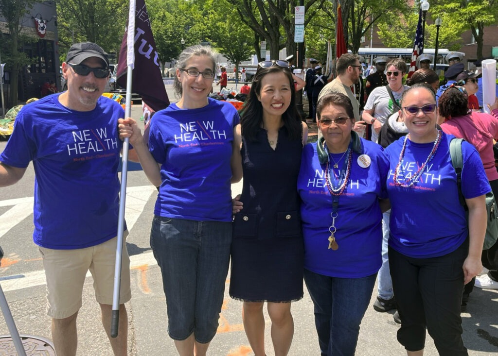 Staff and Mayor Michelle Wu from NEW HEALTH