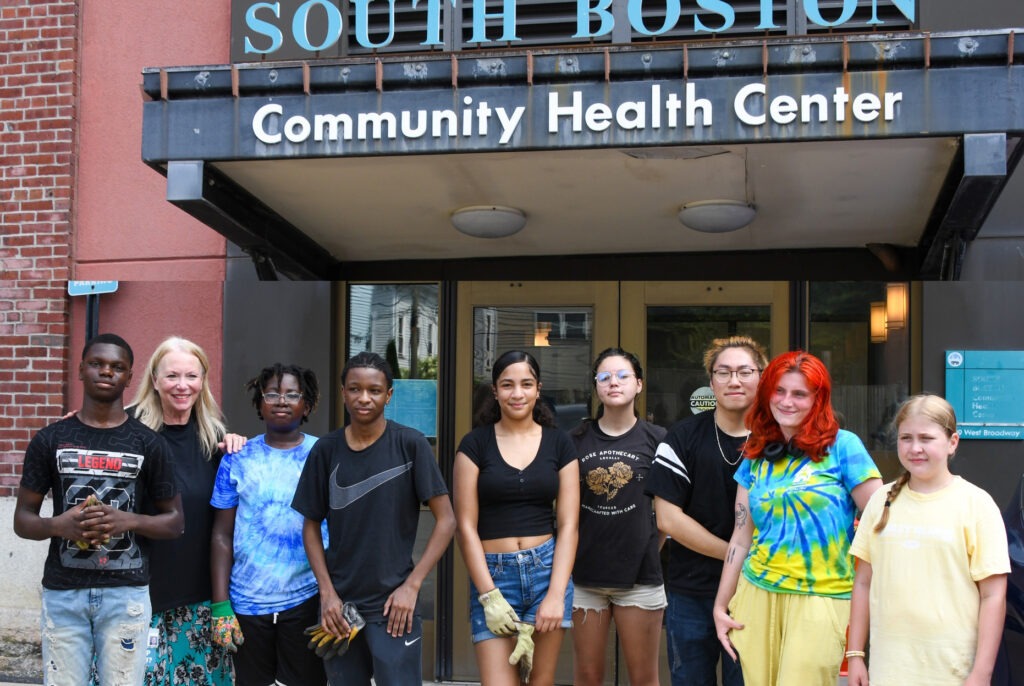 Staff and students at South Boston Community Health Center